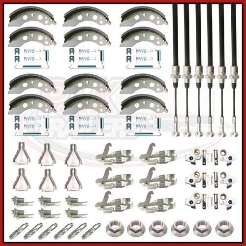 Triple axle brake shoes - triple,