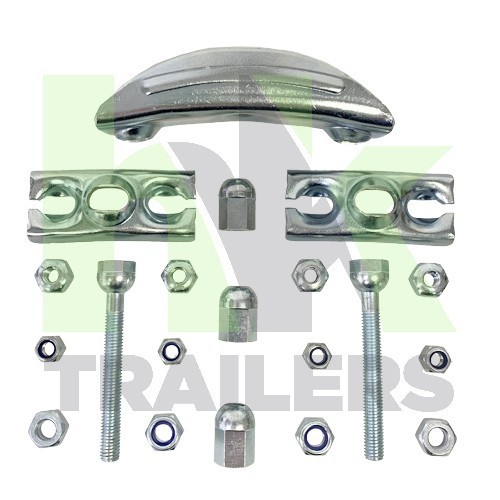 Twin axle trailer - twin, brake