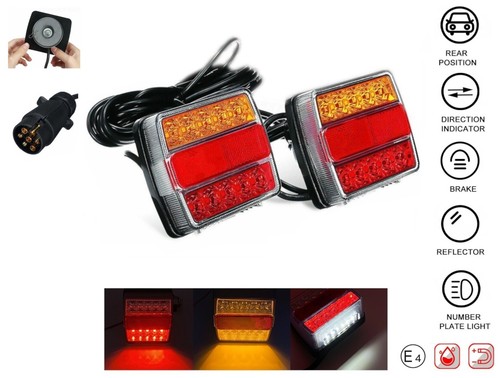 Magnetic led rear tail lights - led,