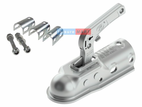 Coupling hitch for braked - coupling,