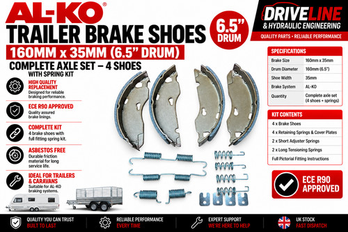 160x35mm trailer brake - trailer,