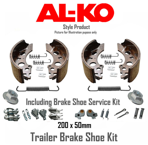 Trailer brake shoes ko - shoes, al-ko