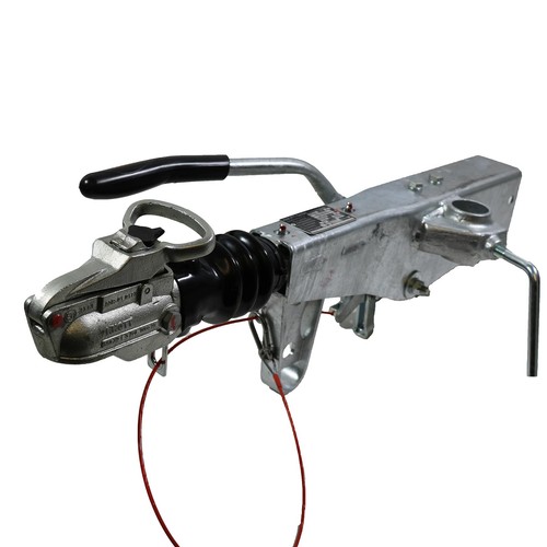 Trailer braked hitch coupling - trailer,