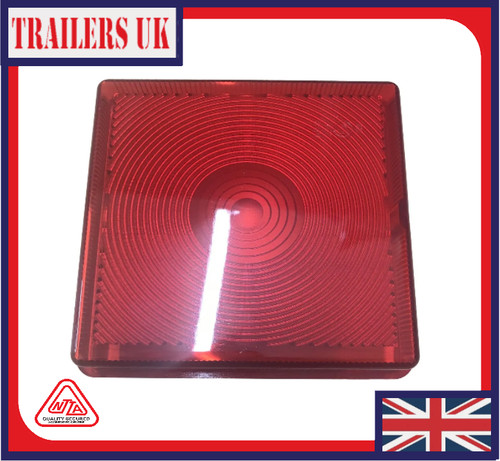 Trailer rear brake light - rear, lens